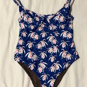 Acacia Swimwear Blue island orchid one piece